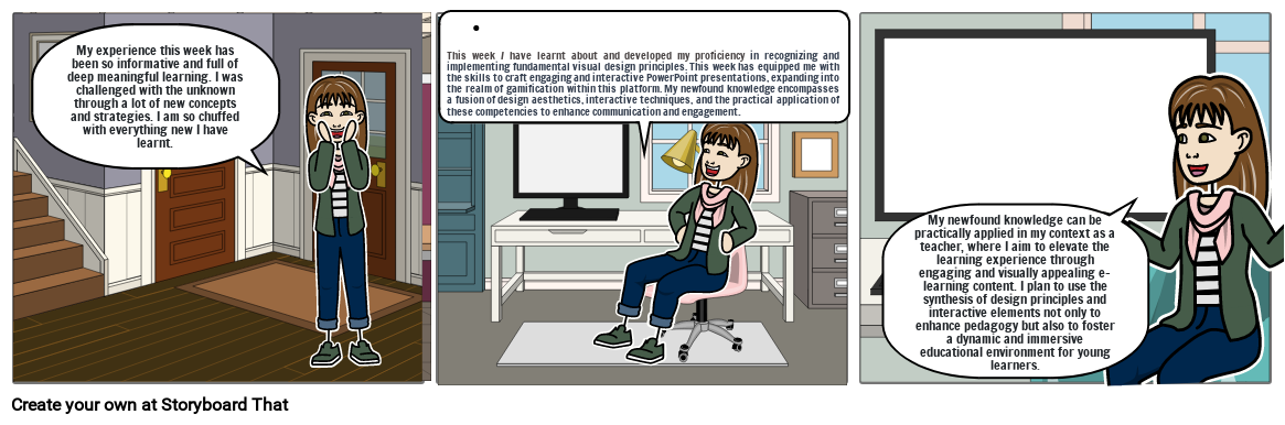 Kelcey Styer Week 4 Reflection comic strip