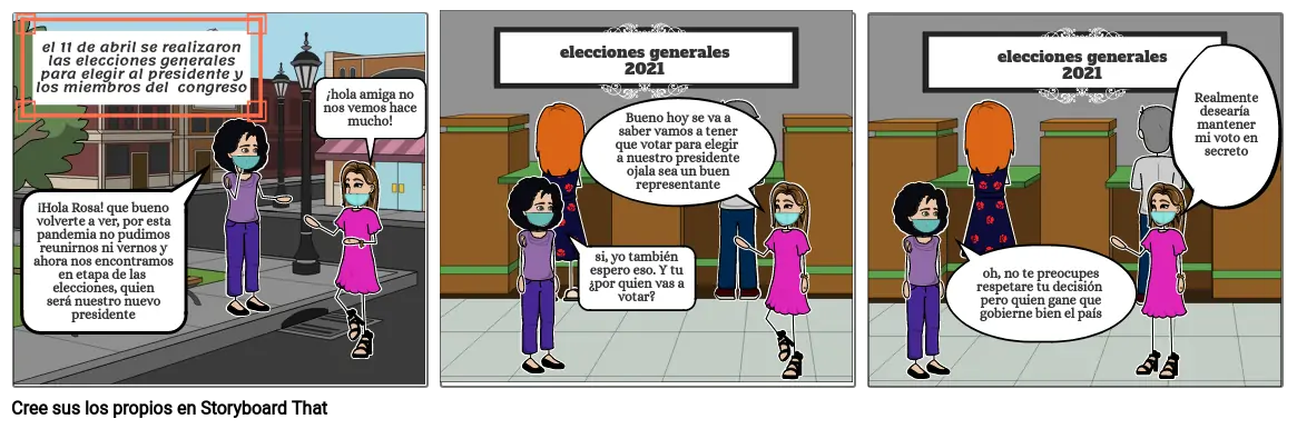 historieta de la elecciones