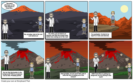 The Adventures of Grandpa Joe and Chris at the Poas Volcano 