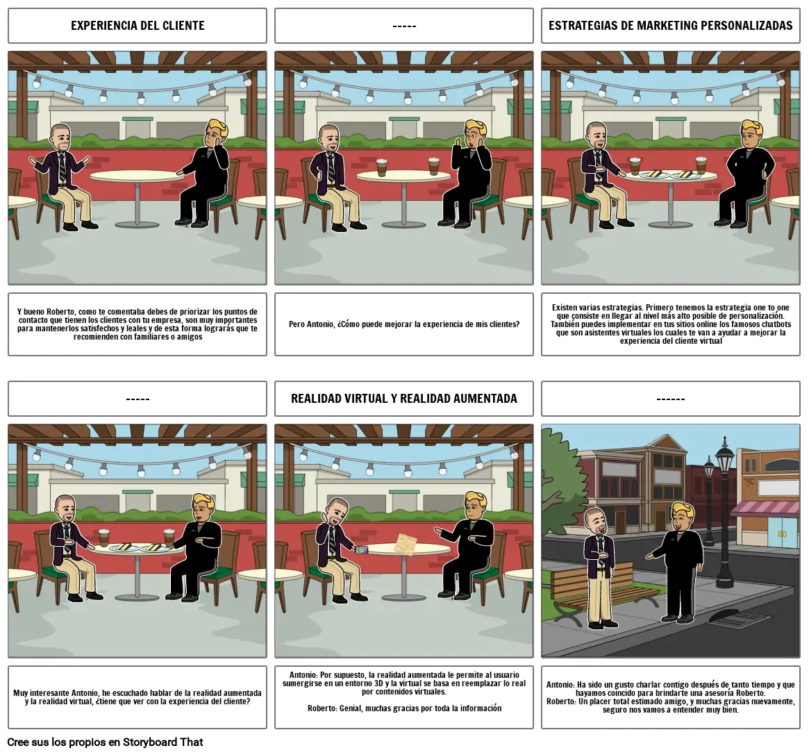 STORYBOARD EXPERIENCIA DEL CLIENTE