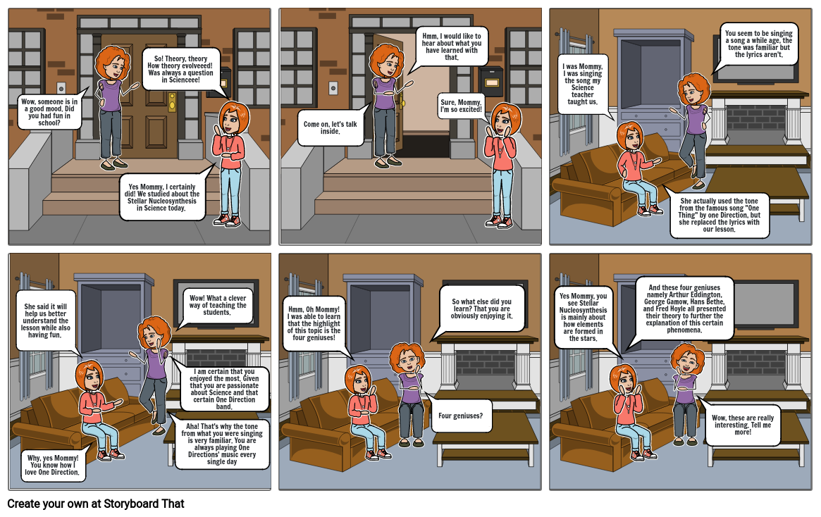 Stellar Nucleosynthesis Storyboard By Kitty Cristineee 030104