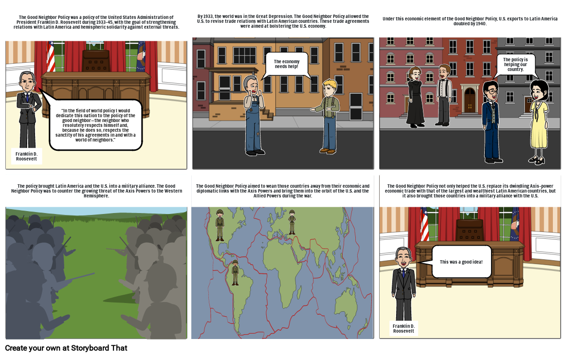 Good Neighbor Policy Notes Comic Strip (2)