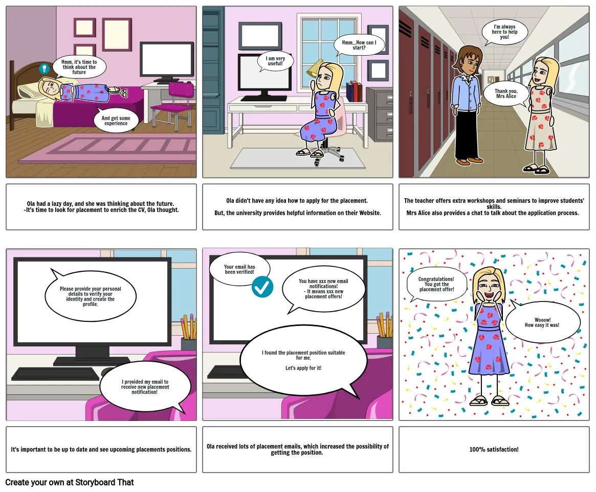 Manage communication- Story Board