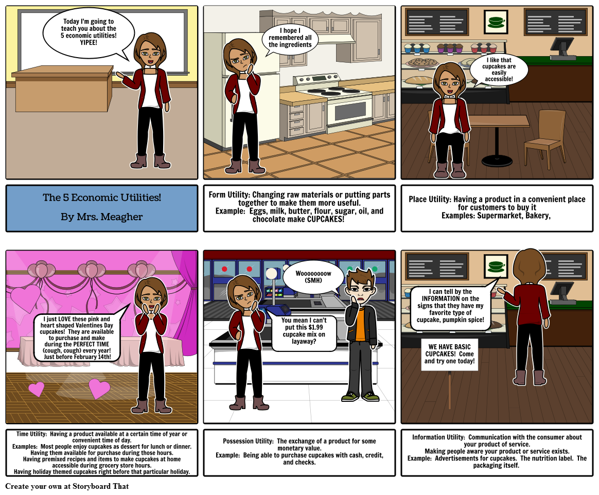 5 Forms Of Utility Example Storyboard O Kmeagher