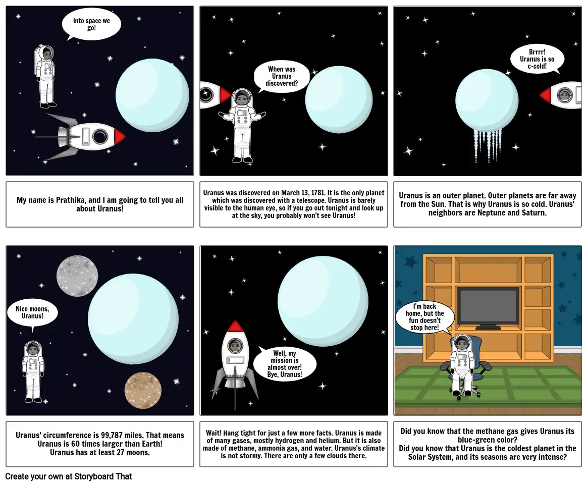 Uranus Storyboard par kprathika