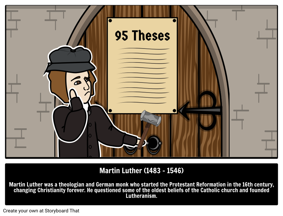 Who Was Martin Luther? Storyboard by kristen