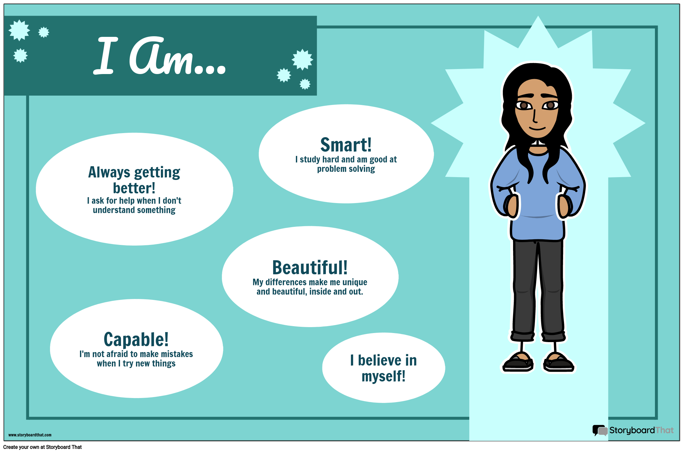 Self Esteem Poster Storyboard Av Kristen