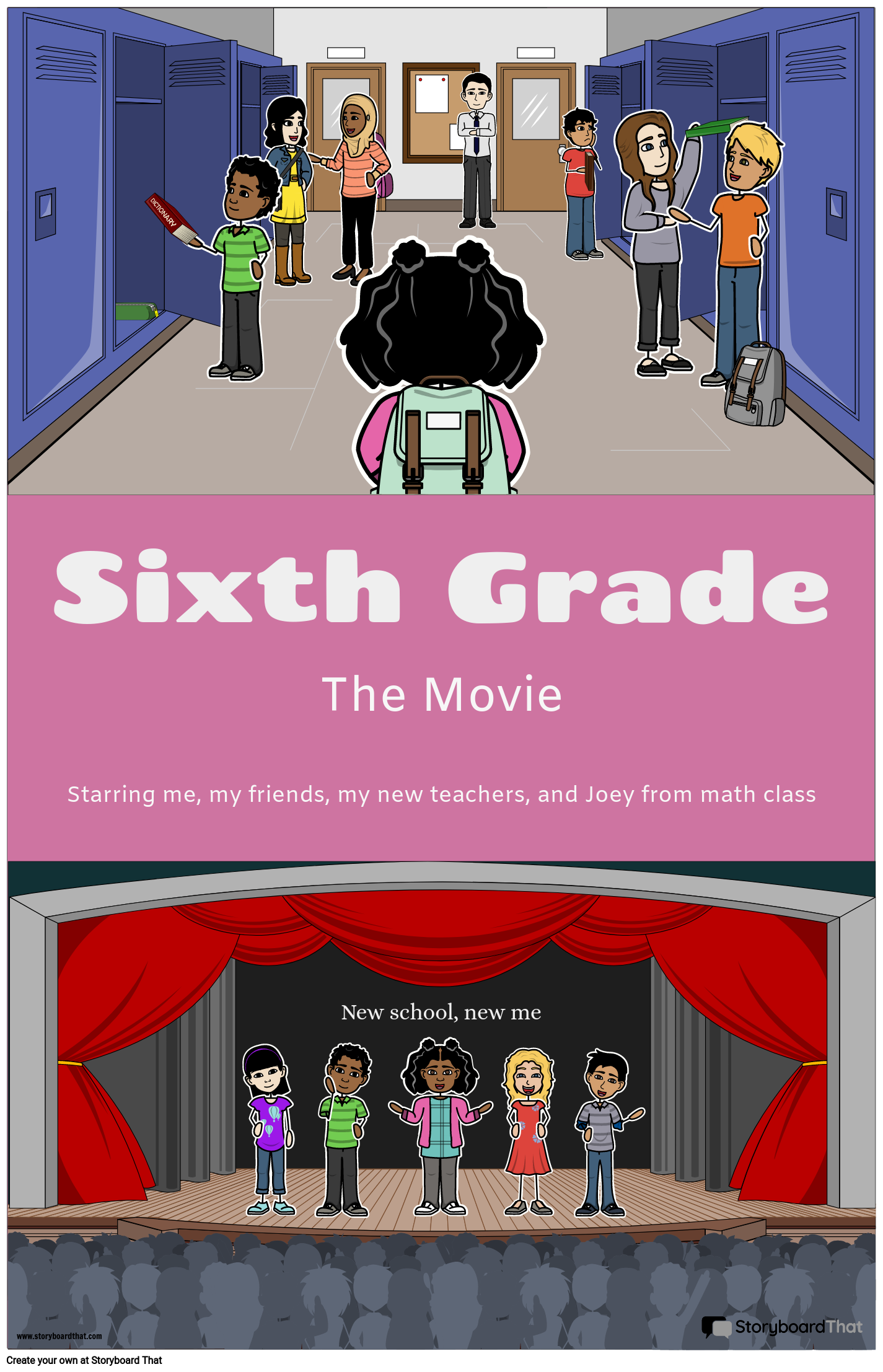 Sixth Grade The Movie القصة المصورة من قبل Kristen