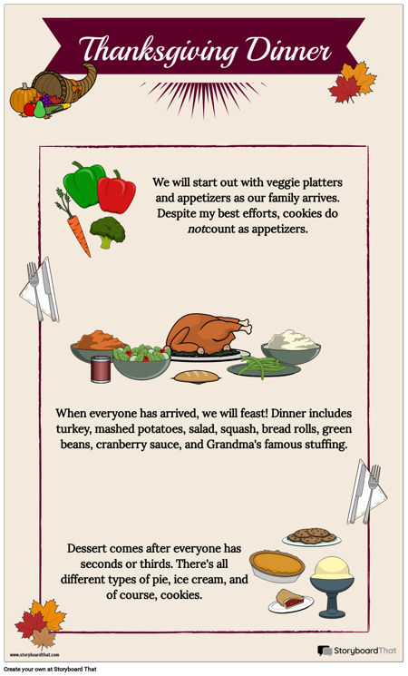 Thanksgiving Menu