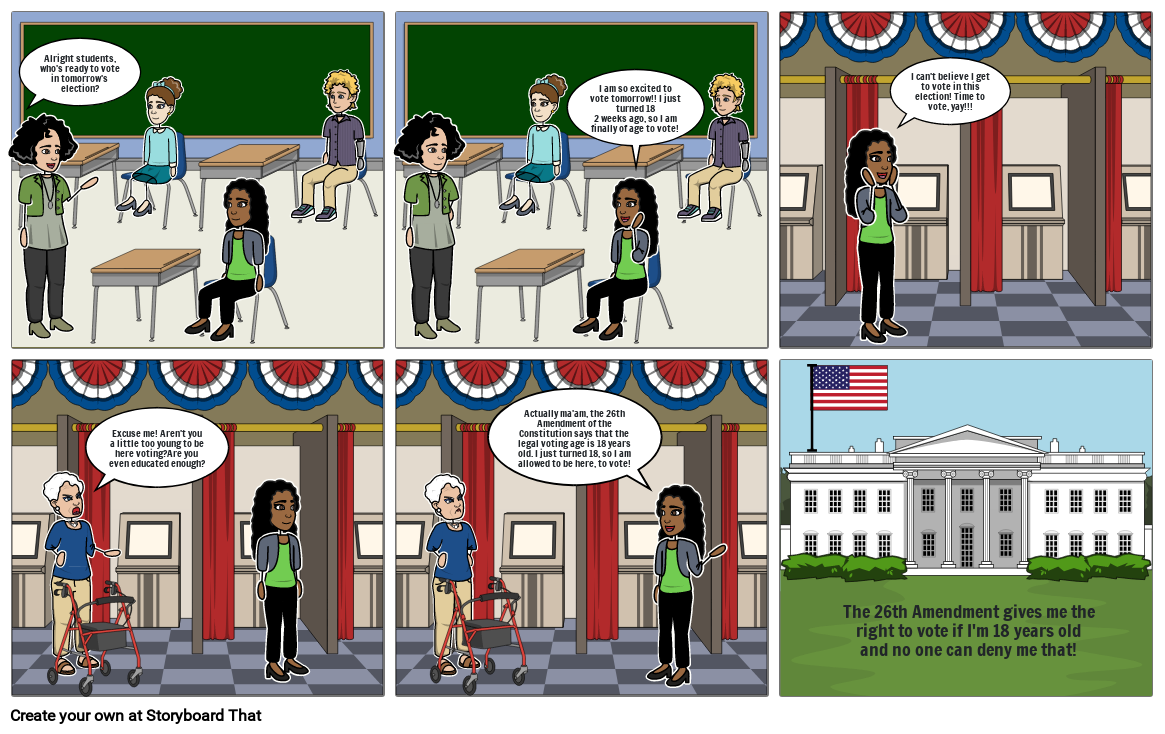 26th Amendment Comic Strip