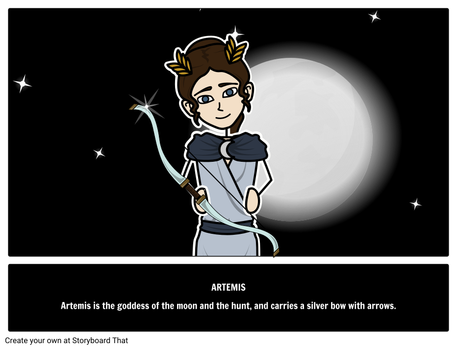 Artemis Greek Goddess Of The Hunt Moon Goddess Greek Mythology 