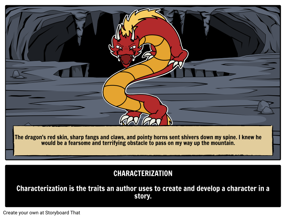 Characterization Definition Storyboard Storyboard