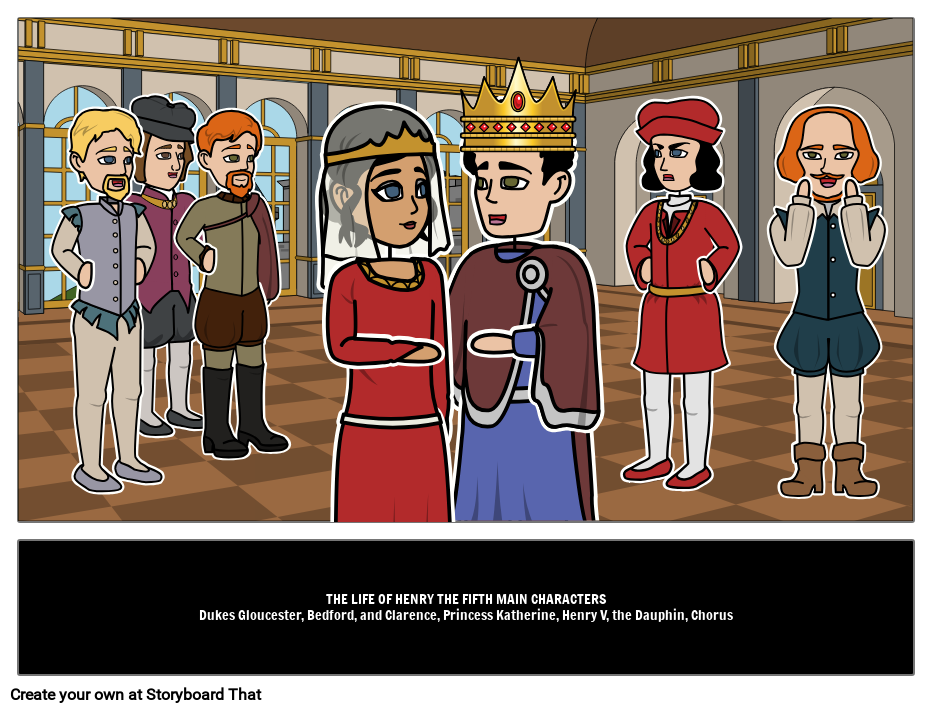 The Life of Henry the Fifth Main Characters