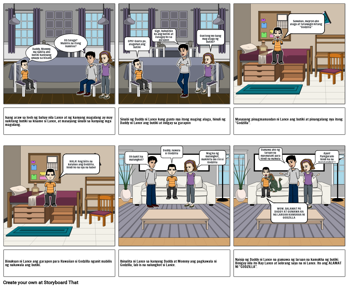 ANG ALAMAT NG “GODZILLA” Storyboard por lance_09