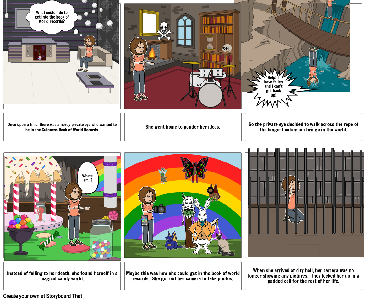 The Guinness Book of World Records Storyboard by laura34313