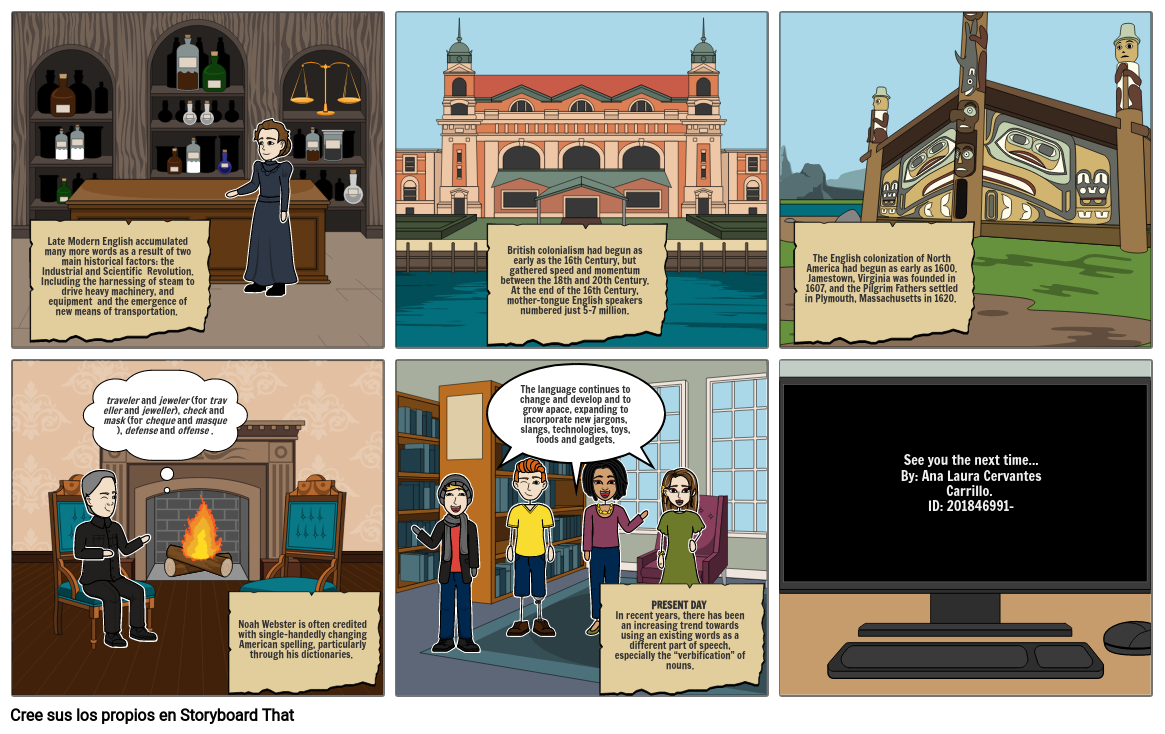 history-of-english-storyboard-por-laura-cervantes