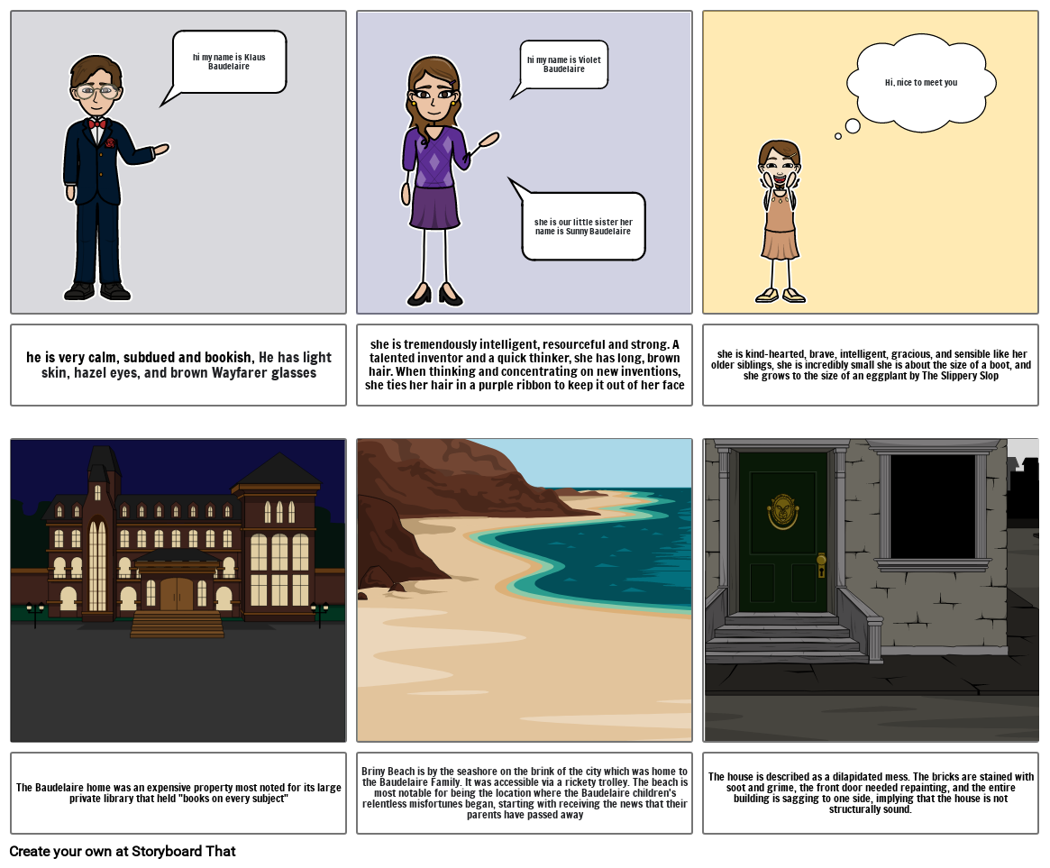 A series of Unfortunate events Storyboard by lauravalentina10770