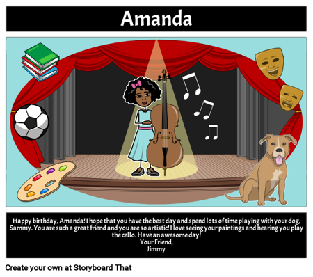 Birthday Student One Cell