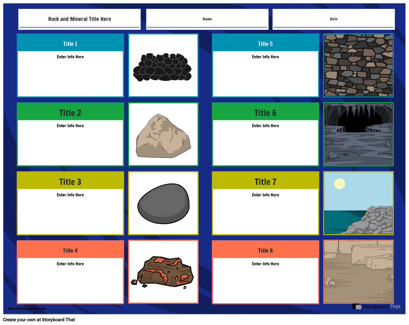 rocks-and-minerals-storyboard-par-lauren