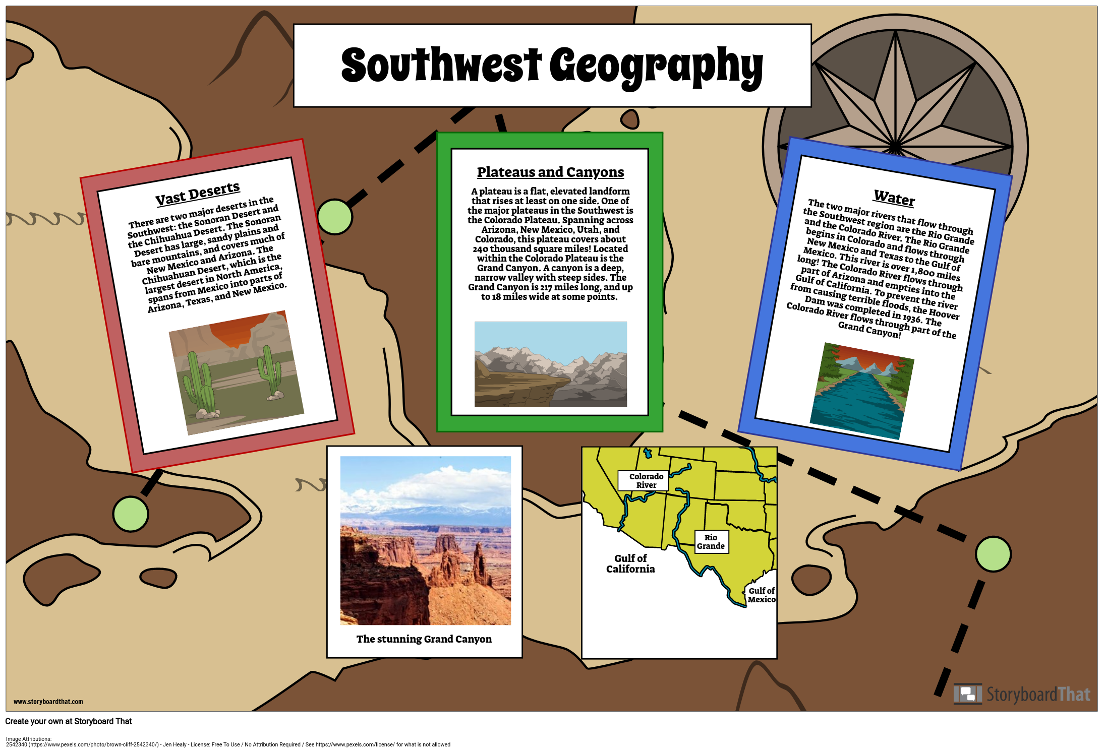 southwest-geography-storyboard-by-lauren