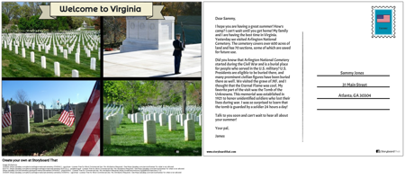 Virginia Post Card