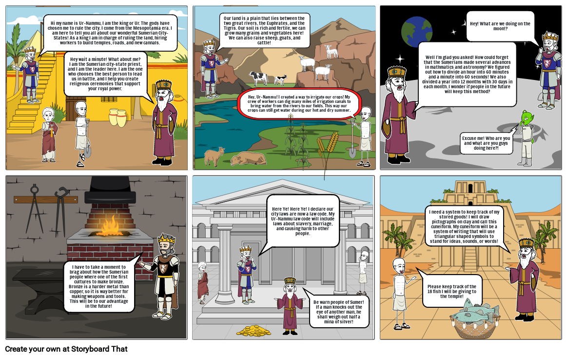 Mesopotamia comic strip