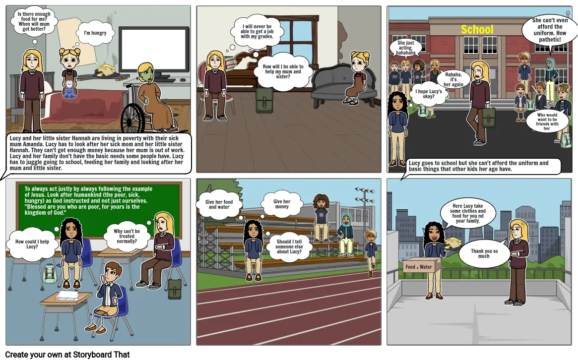 Religion Assessment Comic Strip Poverty