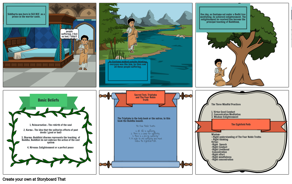 Buddhism Storyboard