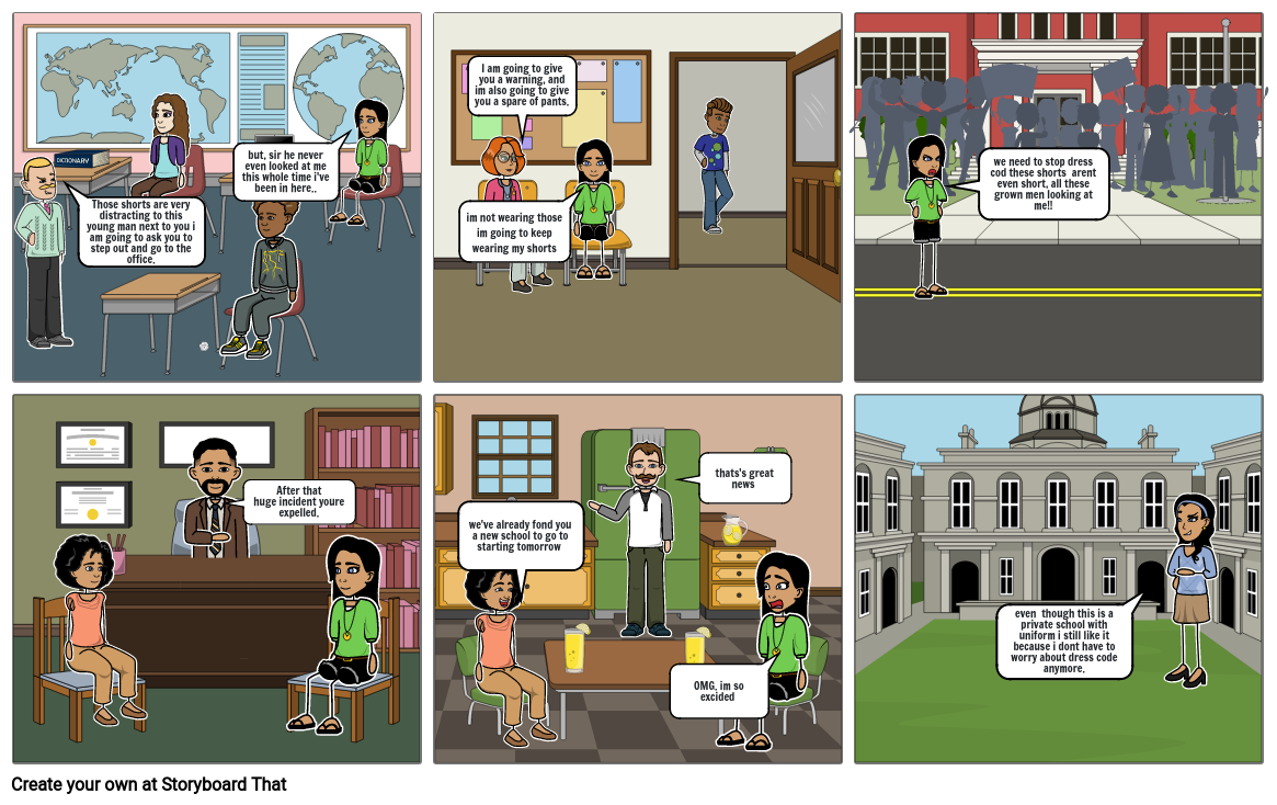 School Dress Code Storyboard By Leannacollins99