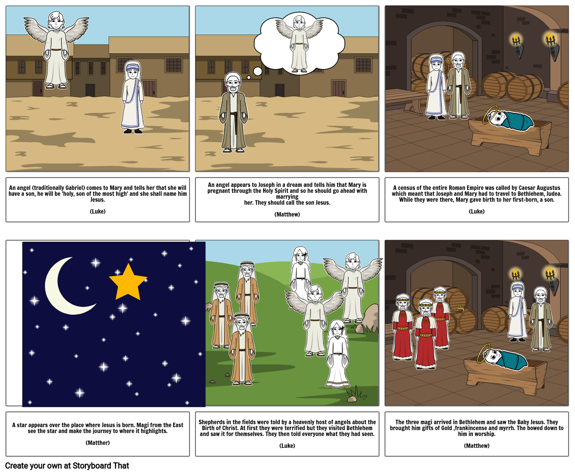 Nativity Story Comic