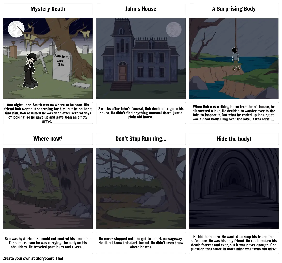 Gothic Storyboard