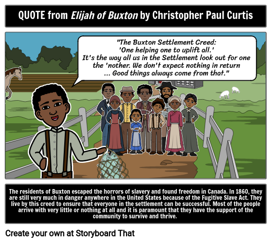 Elijah Of Buxton Favorite Quote Storyboard By Liane 1682