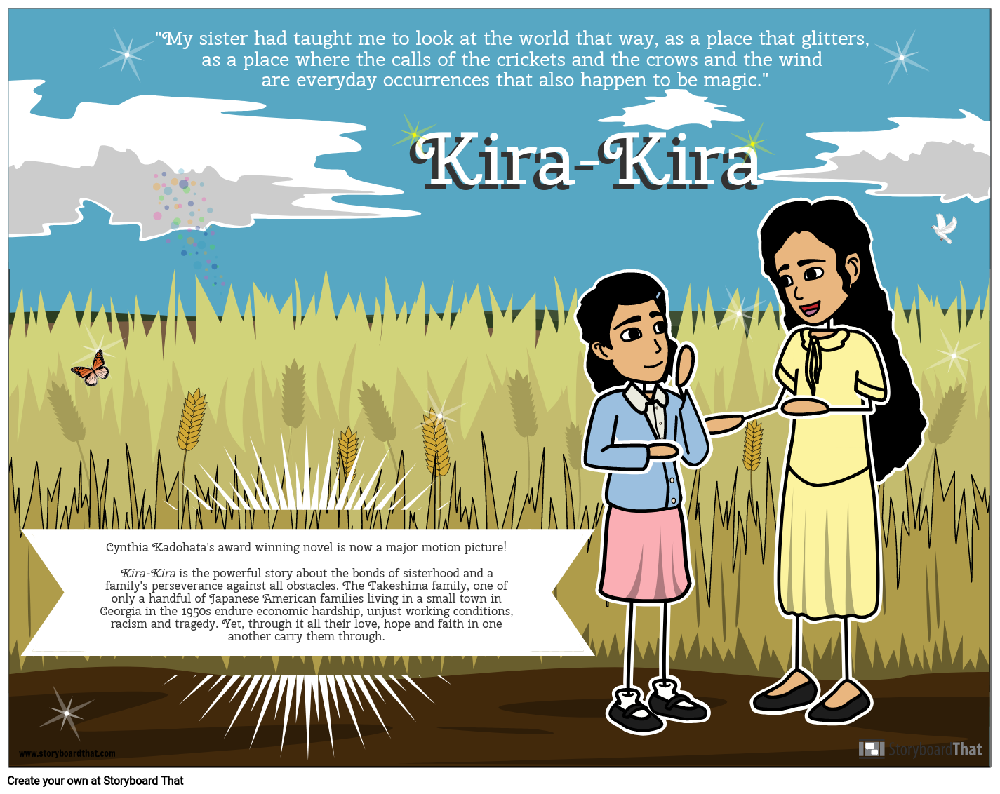 Movie Poster Of Kira Kira Storyboard Storyboard 6568