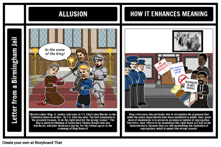 Letter from a Birmingham Jail Allusions