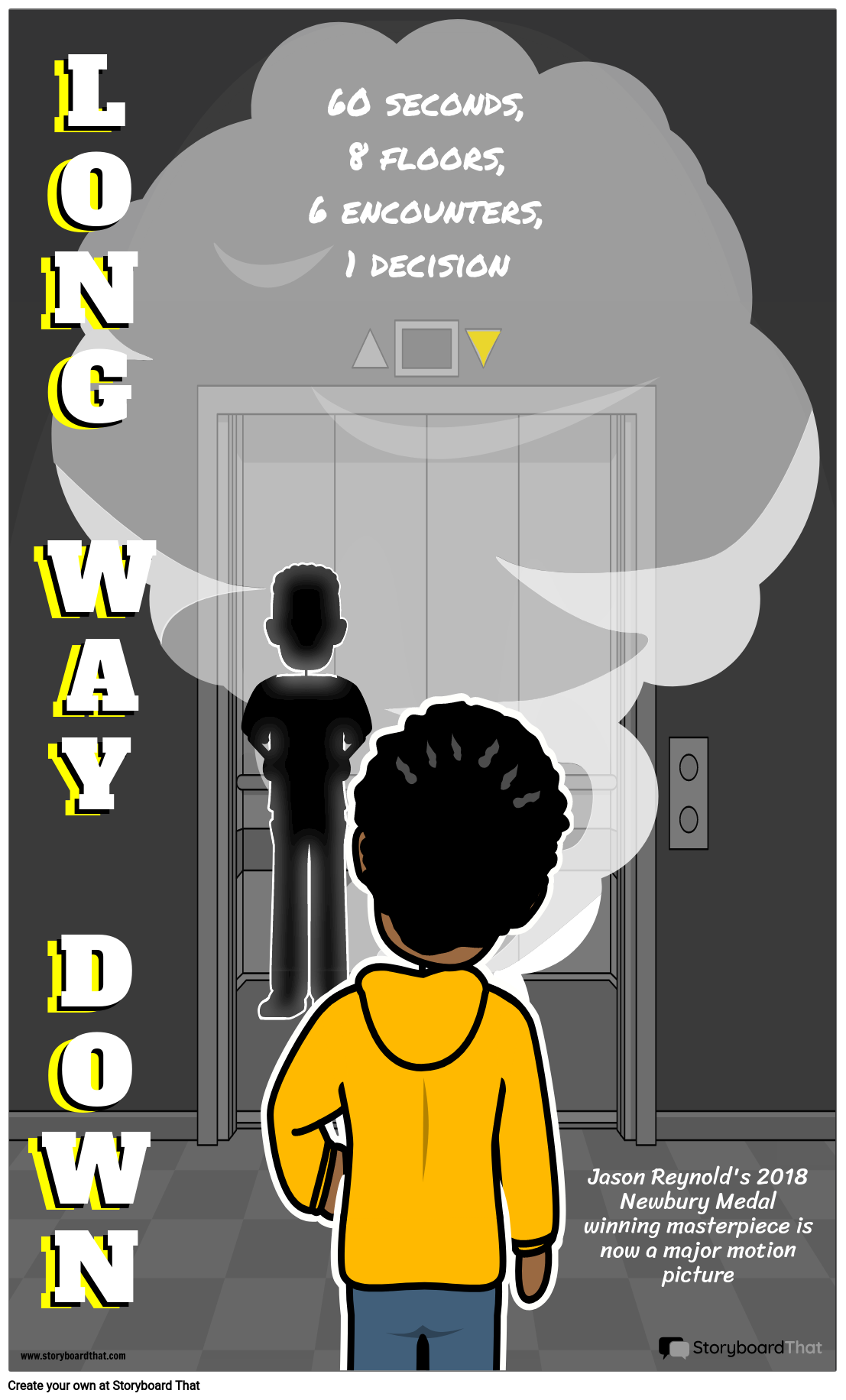 Long Way Down Movie Poster Storyboard by liane