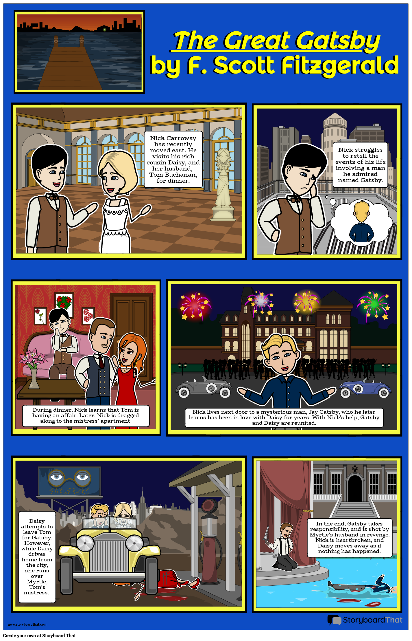 Creating a Graphic Novel — Graphic Novel Examples & Project Ideas |  StoryboardThat