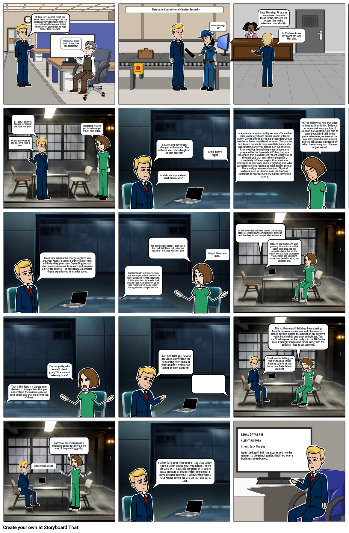 LPC Assignment Storyboard por lilyhopkins