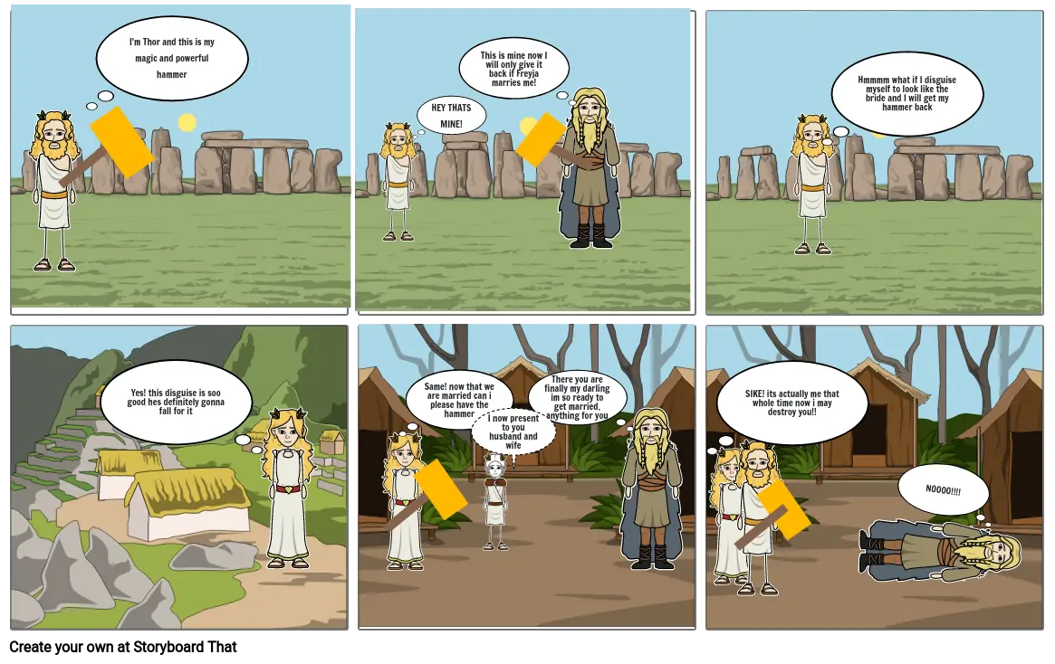 history thor comic strip