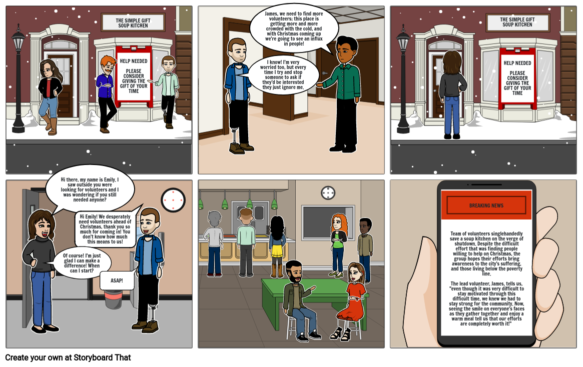 Modern Day Parables Comic Strip Assignment