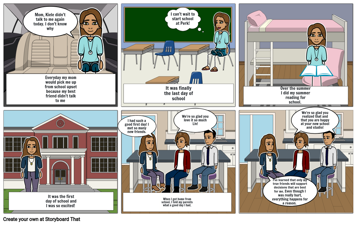 graphic novel Storyboard by livie0822