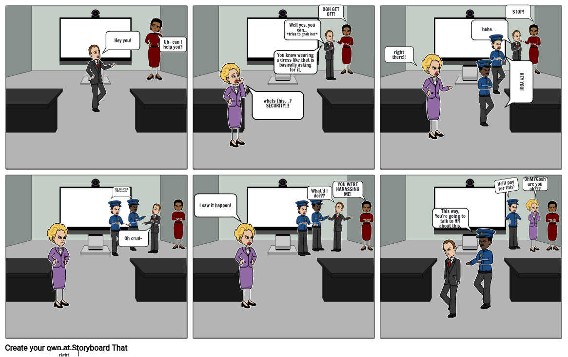 inappropriate-workplace-behaviors-storyboard-by-lmkling