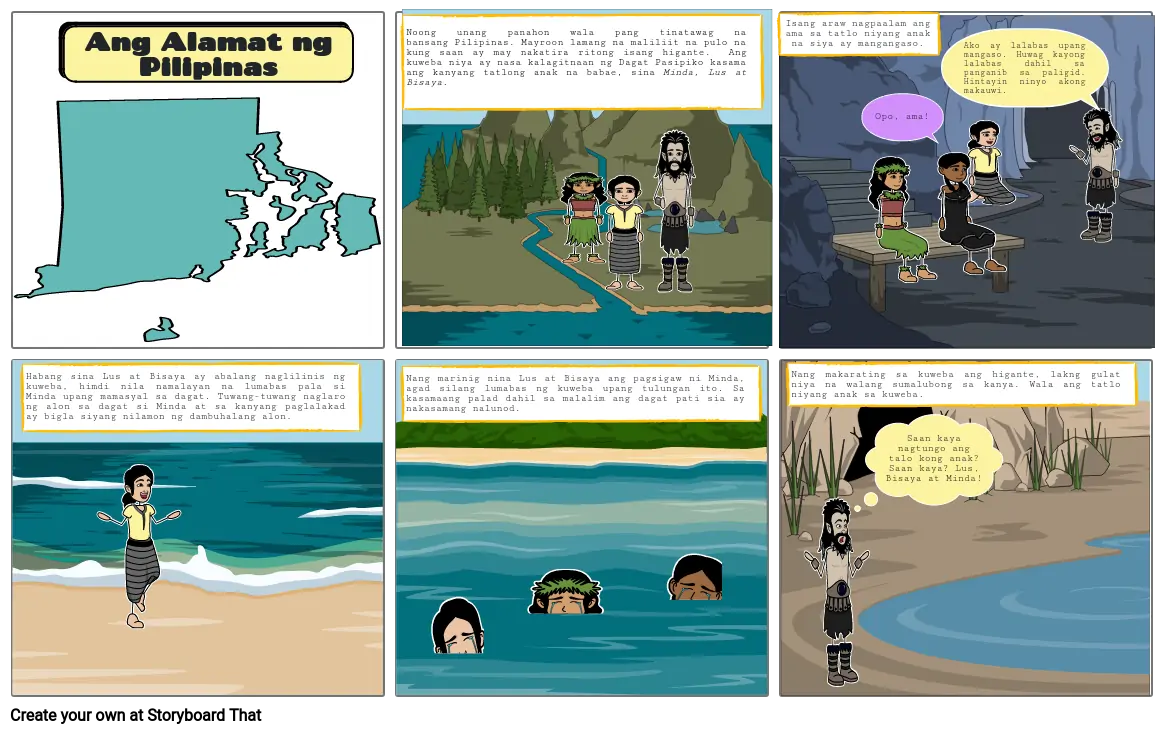 Ang Pinagmulan Ng Pilipinas Storyboard By Localrbx 4873