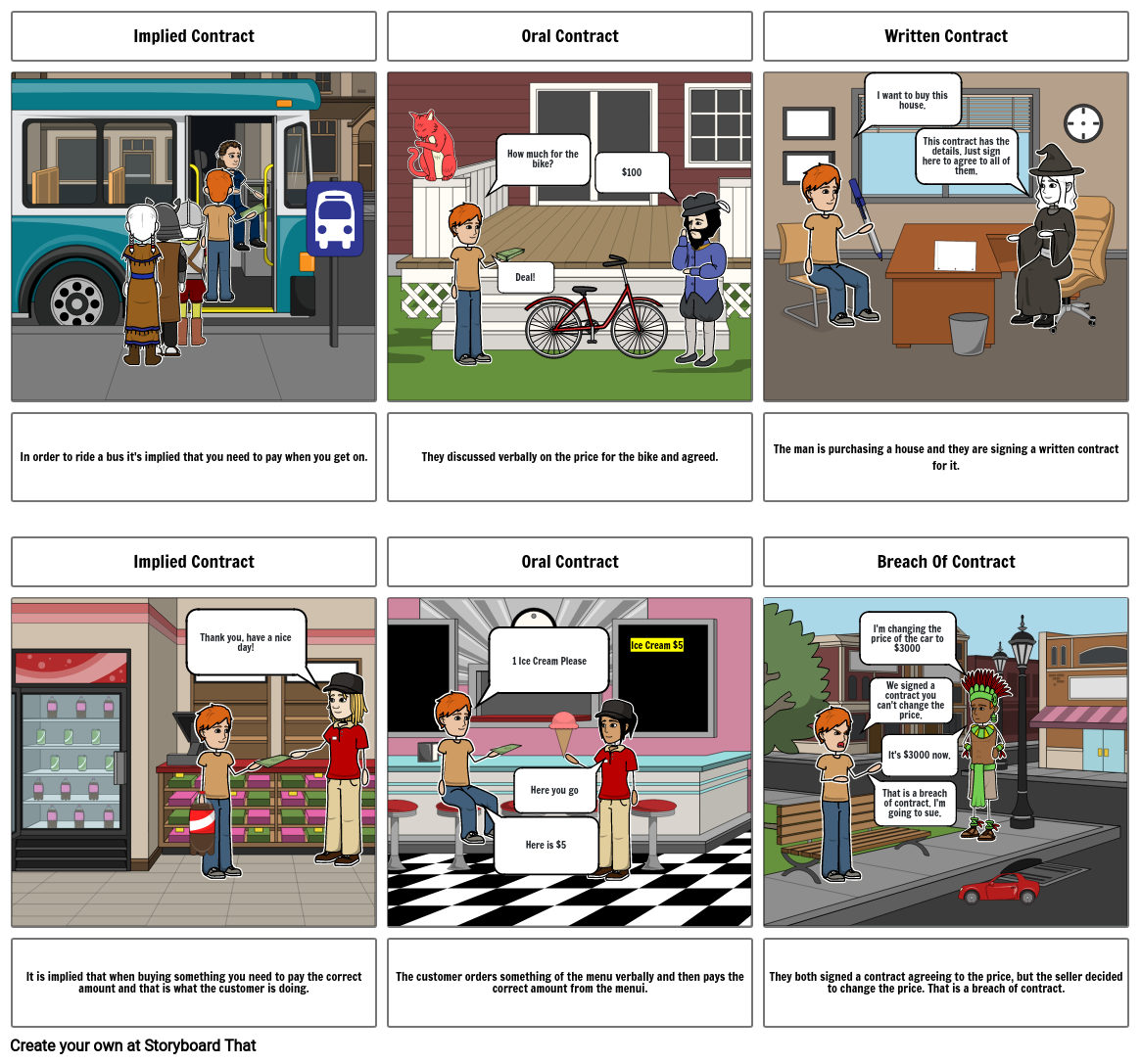 Contracts Storyboard by logan-5