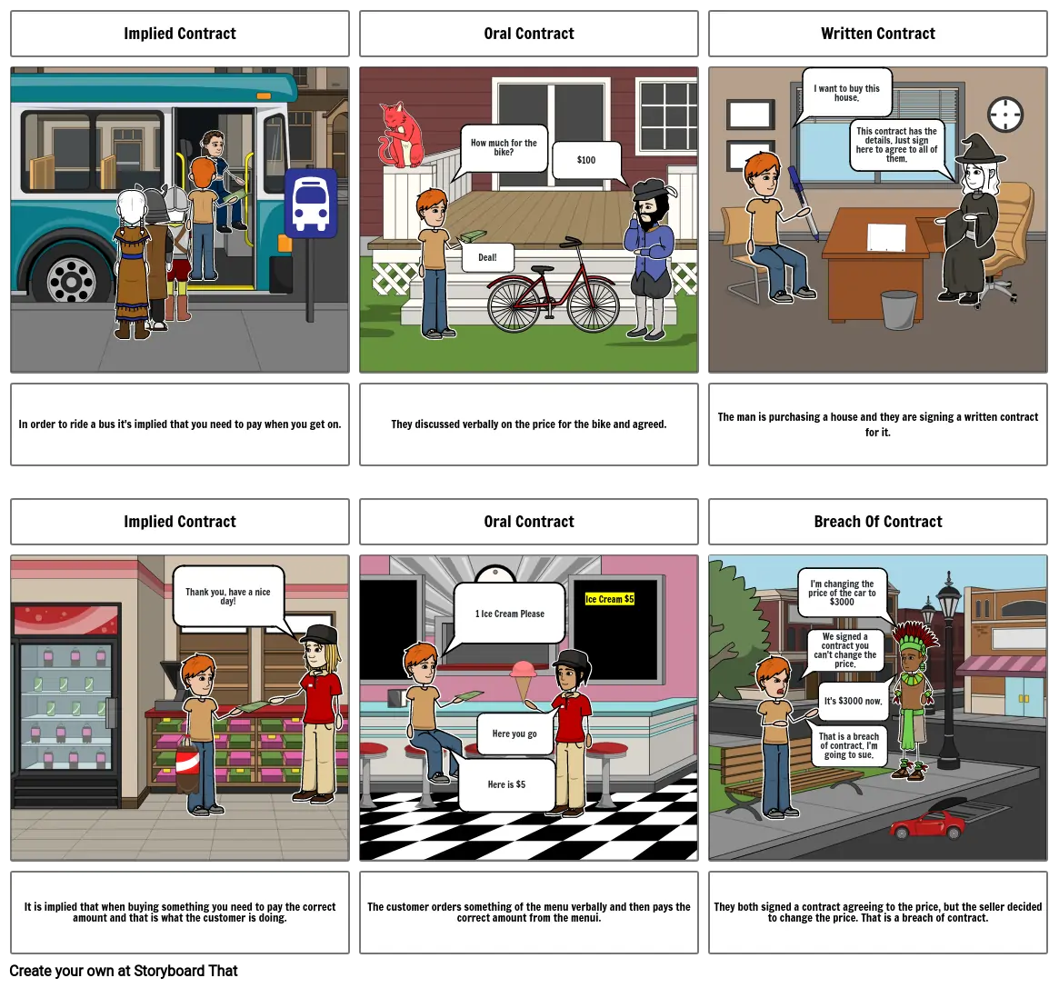 Contracts Storyboard by logan-5