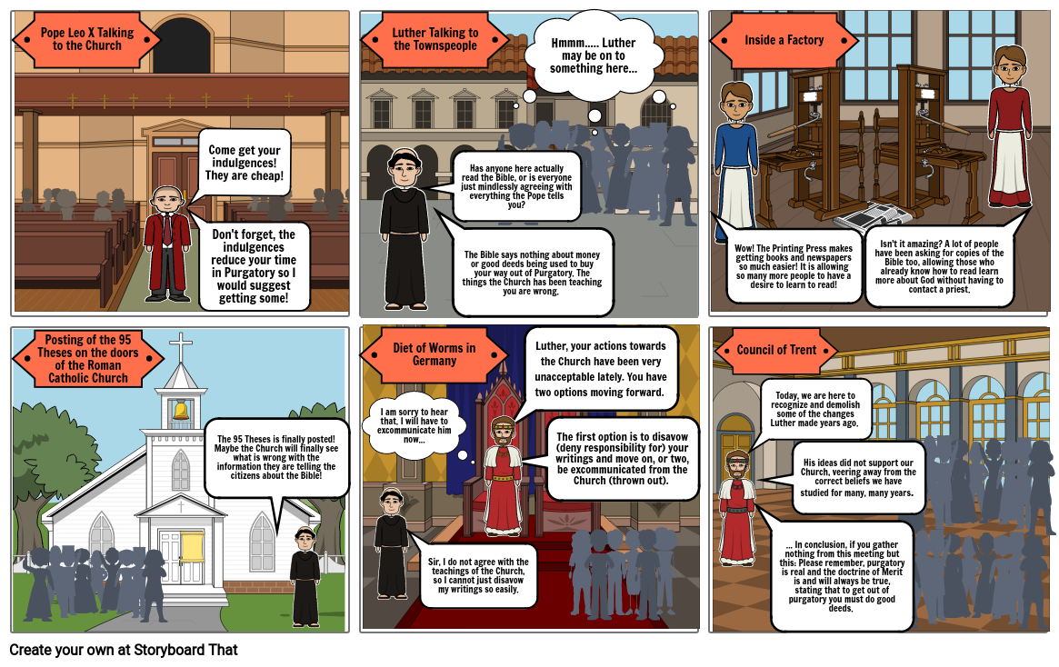 Religious Conflict Storyboard by ls85728