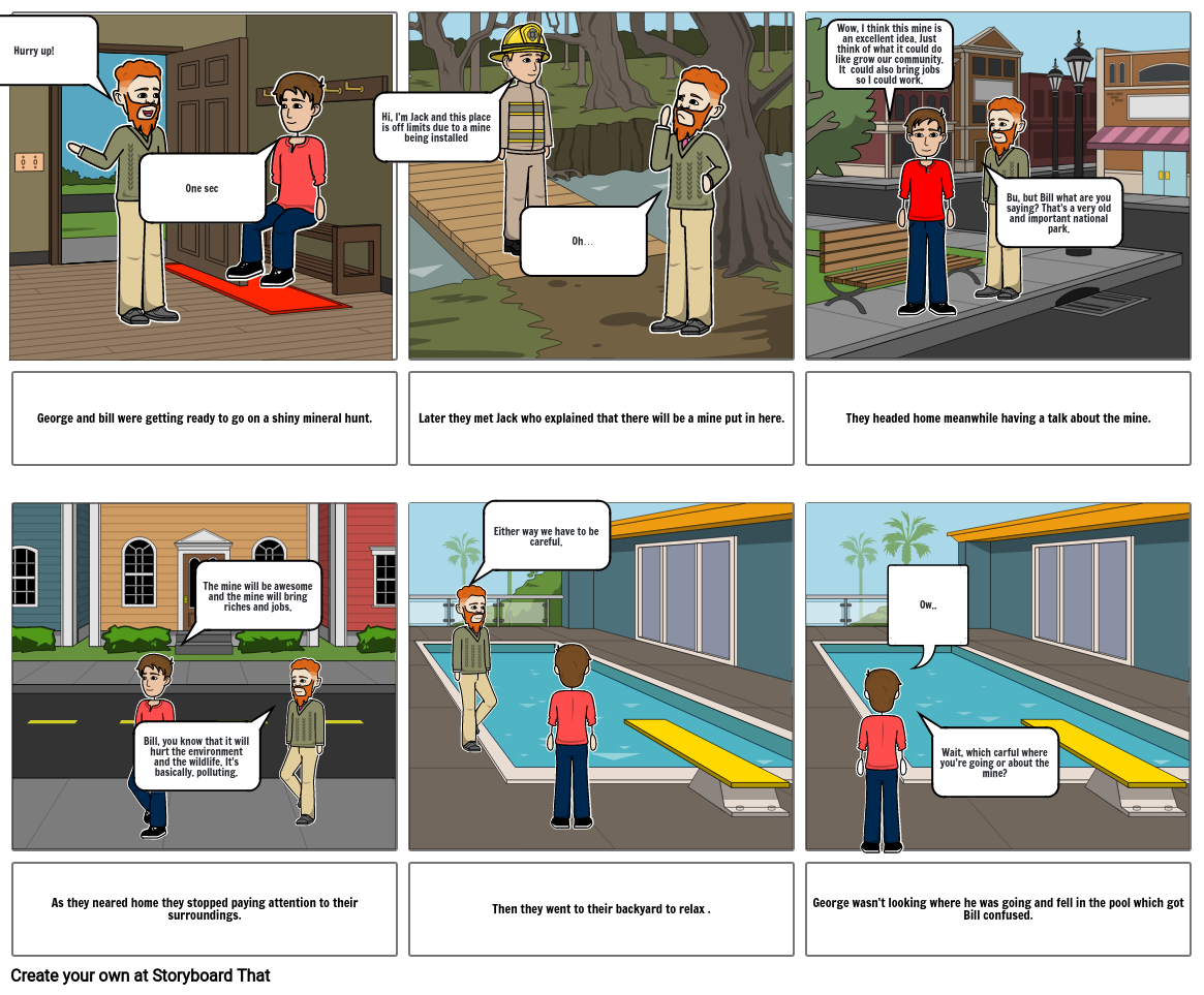 Mining Class Storyboard Storyboard By Lsibbald60791