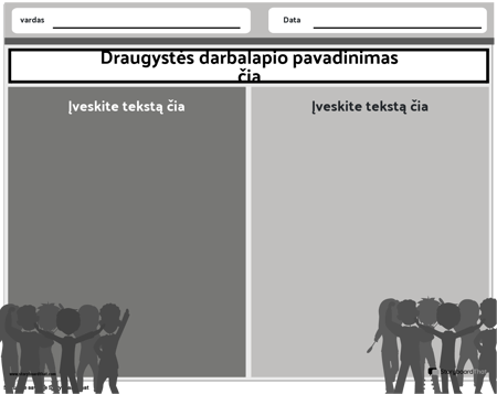 Draugiškas Peizažas Juodai Baltas 4