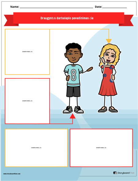 Draugo Portreto Spalva 1