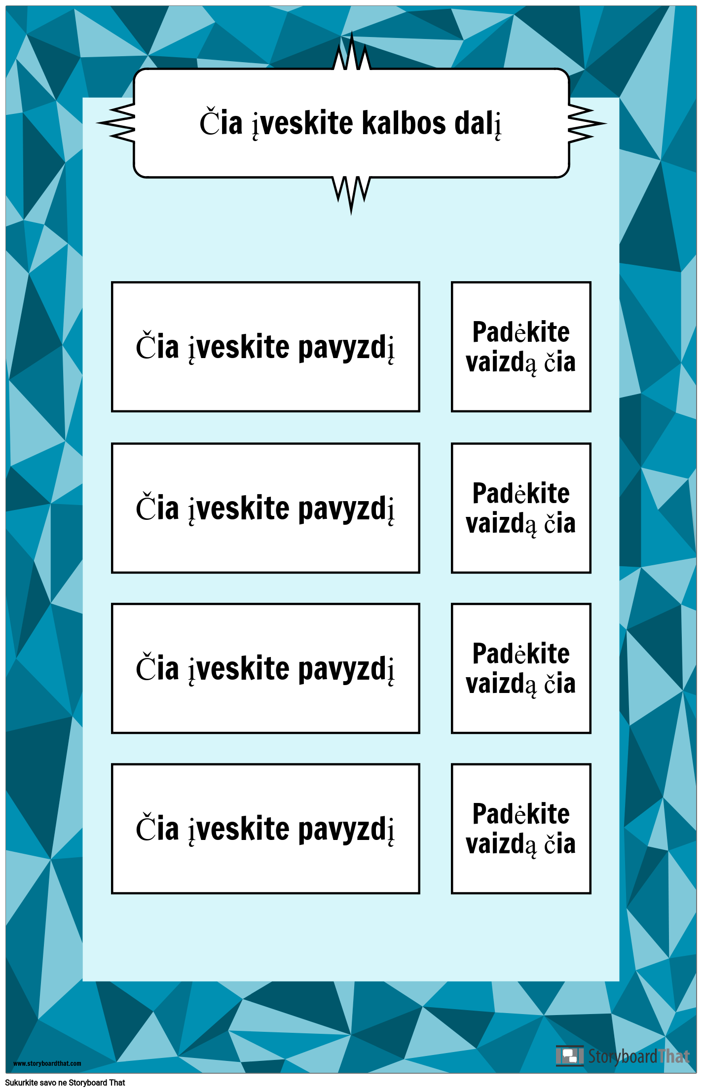 Kalbos Plakato Dalis Siužetinės Linijos Iki Lt-examples