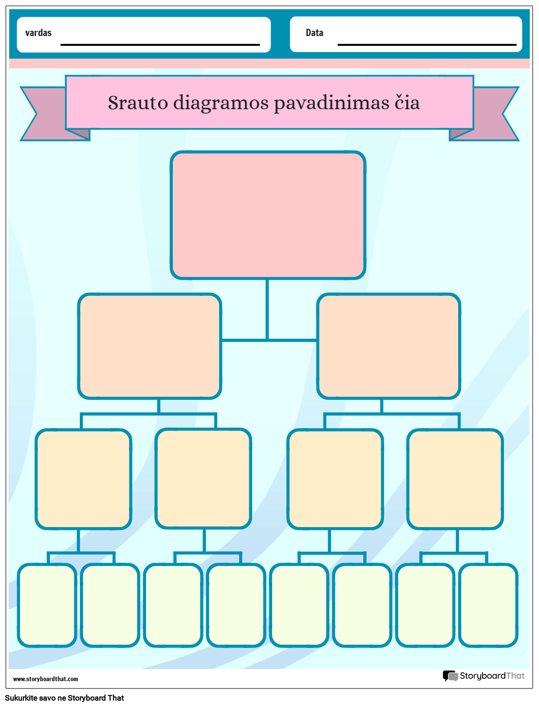 Naujas 1 Puslapio Schemos Kūrimo Šablonas Storyboard 4436